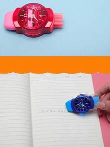 1 件三合一机械铅笔刀，带刷子和橡皮擦，迷你旋转铅笔刀，手动铅笔刀，铅笔剃刀，适用于擦除错误，削铅笔，清洁书桌，返校必备 - 多色 - 查看 6