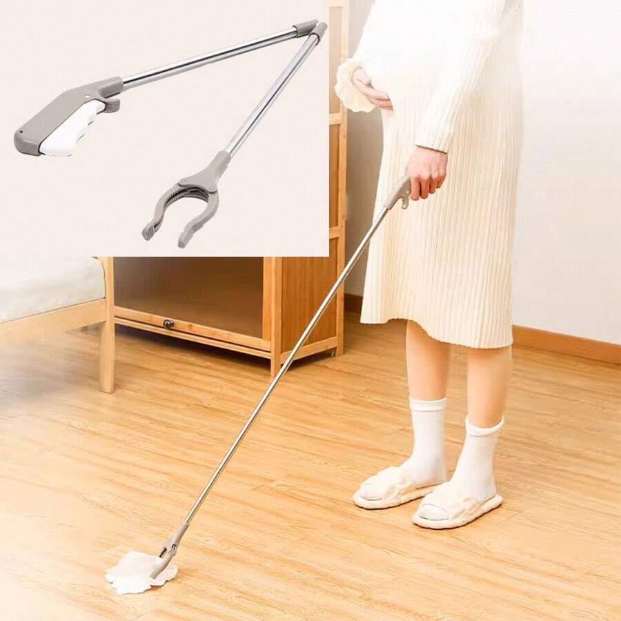 可折叠抓取工具 - 适用于老年人和孕妇的伸爪式抓取器，重型垃圾夹，垃圾拾取器，手术恢复必备礼物。宽口，可折叠，轻便的垃圾夹，适用于垃圾拾取棒、垃圾拾取器和臂延长器