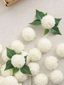 Artificial Dahlia Flowers 25pcs/50/75pcs/100pcs Real Looking Ivory Foam Fake Roses With Stems For DIY Wedding Bouquets White Bridal Shower Centerpieces Floral Arrangements Party Tables Home Decoration - 米色 - 查看 4