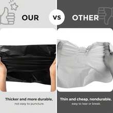 Metronic Poly Mailers 10x13 100 Pcs |   Small Shipping Bags For Clothing |   Mailing Bags For Small Business, Shipping Envelopes,Packing Bags In Black - Black - View 4