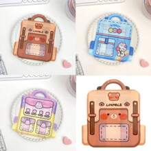 12 件装返校可爱零食糖果收纳袋、可爱卡通汽车饰品小物件收纳袋、少女零食自封袋、毕业礼物包装袋
