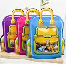 12 件装返校可爱零食糖果收纳袋、可爱卡通汽车饰品小物件收纳袋、少女零食自封袋、毕业礼物包装袋