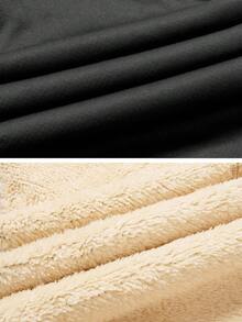 Women's Outdoor Thermal Lined Pants, Thick Warm Sherpa Sweatpants For Autumn/Winter,Fleece