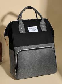 Mochila Multifuncional Bolsa de Fraldas, Bolsa de Mamãe Casual de Grande Capacidade