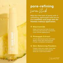 ColourPop Brightening Vitamin C Serum Stick - Radiance-Boosting Face Serum Stick For Glowy Summer Makeup Prep - Enriched With Turmeric To Help Approve The Appearance Of Redness - Ego Boost (025 Oz)