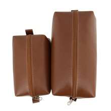 Kit Of 2 Travel Toiletry Bags, Carrying Objects And Accessories - Lạc đà - Xem 1