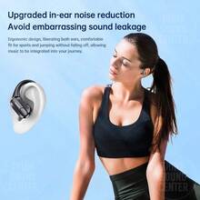 Lenovo Thinkplus XT80 Open-Type Truly Wireless Headphones With Intelligent Power Display, 500mAh Charging Case, 360° Panoramic Sound, Comfortable And Imperceptible To Wear, And Stable During Intense Sports
