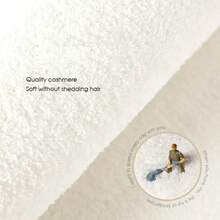 1 块区域地毯现代几何圆形区域地毯 - 超柔软，舒适适用于卧室、客厅、书房、办公室、入口通道、房间装饰作为地垫，现代涤纶防滑吸水地垫，可水洗防滑，客厅地毯 - 室内四季家居装饰，北欧现代圆形卧室地毯，卧室地毯，米色地毯，床边地毯，家居装饰 | 卧室装饰 - 彩色 - 查看 5