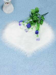 1 件爱心形美甲摄影道具摆拍工具美甲长垫毛绒美甲沙龙展示工具配件 - 粉色 - 查看 4