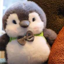 新品上市：可爱企鹅毛绒娃娃，儿童玩伴，安抚睡眠，舒缓压力，成人儿童皆宜，造型萌趣，材质柔软，适合房间、家居、办公室或派对装饰，男孩女孩皆宜，儿童礼物 - 惊喜礼物 - 生日礼物 - 圣诞礼物 - 复活节礼物 - 新年礼物 - 礼物 - 娃娃