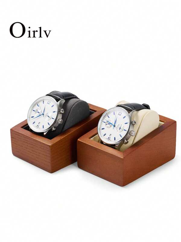 Oirlv 1 pièce Boîte de rangement vintage en bois pour bijoux et montres, boîte-cadeau doublée de doux, unisexe, Fête des Pères, Fête des Mères, Noël et autres cadeaux de fête, cadeaux de saison de remise des diplômes, boîte de rangement portable de luxe classique, boîtes à bijoux pratiques