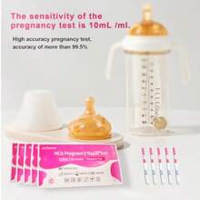 20x Pcy Test Strs Kit Wit Urine Cups CG Test Strs Early Detection Ome Rapid Precy Tes Kit 10mIU ML - As Pic - View 3