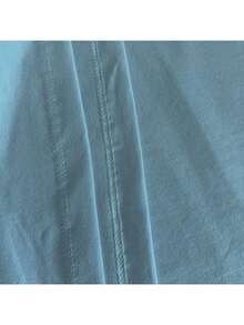 Tropical Summer Cropped Top | Comfort And Style With Exclusive Print - Baby Blue - View 4