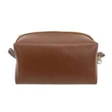 Spacious Unisex Toiletry Bag For Travel Accessories And Makeup - 駝色 - 查看 2