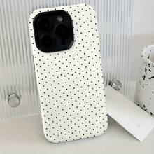Fashionable Polka Dot Pattern Phone Case Compatible With IPhone17 Pro Max, IPhone16 Pro Max, IPhone15 Pro, 15 Plus, IPhone14 Plus, IPhone13 Pro, IPhone12, IPhone11 Shock-Absorbing Durable Soft-Edge Back Cover With Full-Cover Glossy Protective Case Perfect For Daily Use The Ideal Birthday Or Valentine's Day Gift For Friends And Family - FL2IN1 波爾卡圓點 - 查看 8