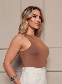 Regata Feminina Suplex Básica Lisa com Alça Confortável e Ajustada