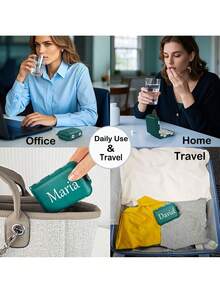 Custom Pill Case,Pill Box Organizer,Medicine Box,Small Daily Pill Container,Weekly Pill Box,Travel Pill Case,Compact And Portable Pill Box - Multicolor - View 3