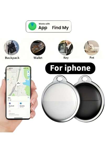 GPS Smart Anti-Lost Device, Global Positioning Anti-Lost Tracker, Pet GPS Collar, Anti-Lost Smart Device, Item Locator, Airtag Apple Version, Airtag Keychain, GPS Locator, GPS Tracker With Global Positioning, Compatible With "Apple Find My" Platform, Suitable For Elderly, Pets, Cars, Keys, Bags And Other Anti-Lost Reminder Tracking And Locating