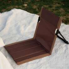 1 pieza Silla plegable con soporte lumbar para exteriores, silla para exteriores, silla de camping con cojín todo en uno para el asiento, silla plegable ultraligera y portátil - Aleación de aluminio resistente, cómoda para camping, playa y viajes por carretera - Fácil de transportar, ideal para aventuras al aire libre - Multicolor - Ver 15
