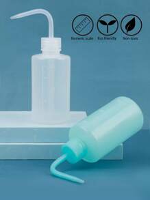 1-2 pièces Bouteilles en plastique de 250 ml - Bouteille de rinçage sûre, outils d'arrosage. Bouteille d'arrosage pour plantes et fleurs succulentes avec bec verseur en plastique incurvé. Bouteille d'arrosage à bec verseur pointu pour plantes en pot. Bouteilles de nettoyage pour tatouage