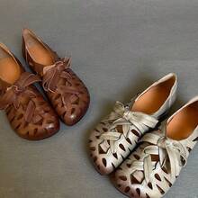 Women Heeled Sandals - 棕色 - 查看 3