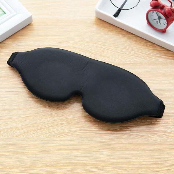 Masque de sommeil 3D pour dormeurs sur le côté, hommes et femmes. Masque de sommeil pour bloquer la lumière, masque de sommeil 3D profilé. Masque de sommeil doux et respirant avec sangle élastique réglable pour la sieste en vol.