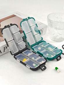 Custom Pill Case,Pill Box Organizer,Medicine Box,Small Daily Pill Container,Weekly Pill Box,Travel Pill Case,Compact And Portable Pill Box - Multicolor - View 8