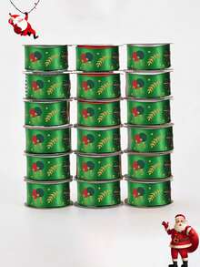 1条4.5米圣诞丝带礼品盒包装丝带