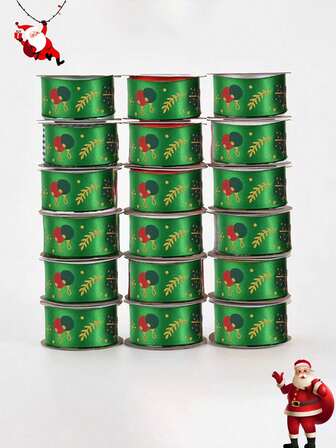 1条4.5米圣诞丝带礼品盒包装丝带
