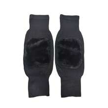 1Pair Of Winter Unisex Knee Warmers Soft Thermal Lined Knee Protectors Thermal Energy Knee Pads Leg Covers