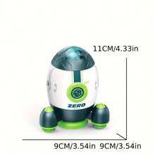 1 件航天飞机宇宙飞船飞机玩具（带宇航员）、太空火箭飞船汽车、星际任务冒险的宇宙飞船玩具、圣诞节生日礼物、新年礼物 - 彩色 - 查看 14