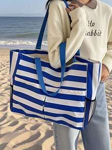 1个沙滩包，可兼作泳池包。配有密封袋和多个口袋。这款沙滩包采用拉链设计，防水防潮。三层防水家庭沙滩包，带湿物袋——是泳池、健身房、购物和旅行的理想之选。 - 彩色 - 查看 11