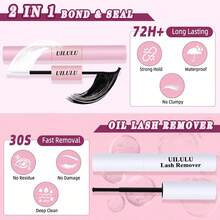 Mixed DIY Lash Extension Kit High Capacity Individual Lash Clusters 9-16MM Mixed D Curl Effect Natural Look Wispy Soft And Comfortable False Eyelashes Long-Lasting Individual Lashes Kit With Lash Bond&Seal And Tweezers And Lash Brush - Black - View 6