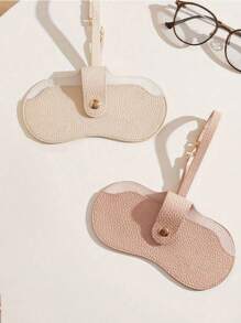 1 Peça Bolsa de Armazenamento Multifuncional para Óculos, Estojo para Óculos Portátil Resistente à Pressão na Moda, Capa Protetora Portátil para Óculos Femininos, Essenciais de Viagem, Suprimentos Escolares, Camping de Férias, Acessórios de Férias, Mini Acessórios de Viagem de Verão e Volta às Aulas, Bolsa de Armazenamento para Óculos e Batom, Bolsa para Óculos de Sol, Estojo Portátil para Óculos, Capa Protetora para Óculos de Sol de Viagem, Decoração Doméstica de Outono