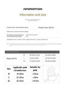 1 Pair Outdoor Sports Full Finger Gloves, Suitable For All Seasons, Hiking, Climbing, Motorcycle Riding, Anti-Slip & Durable, Touchscreen Compatible Men's Gloves