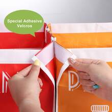 可重复使用的回收袋，3 件套，适用于家庭、厨房、庭院和办公室的独立回收箱套装 - 垃圾分类整理器