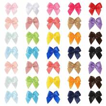 100 pezzi Mini fiocchi, 1 pollice Fiocchi di nastro multicolore, piccoli fiocchi pronti, fiocchi di nastro di raso minuscoli per fai da te, artigianato, cucito, scrapbooking, confezione regalo, accessori per capelli, decorazioni per feste di Natale (20 colori)