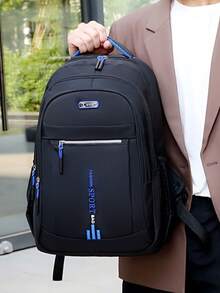 Men's And Women's Laptop Backpack Waterproof, Resistant, Reinforced, New Model 2024 - Blue - View 3