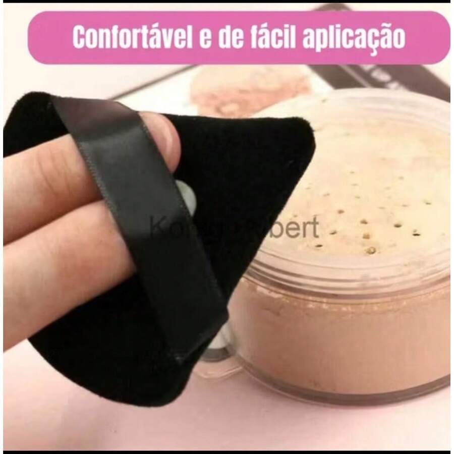 2pcs Esponja puff para maquiagem pó triangular almofada - Multicolorido - Visão 1