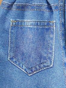 طقم ملابس علوية كم قصير وبنطلون مطبوع بطبعة الدب للأطفال الصبيان، مريح وعصري للصيف، خفيف الوزن - الأسود - مشاهدة 10