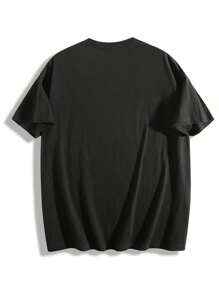 Funny Stupid AI Apple Gen Z Meme BrainRot Humor Tongue T-Shirt - Black - View 2