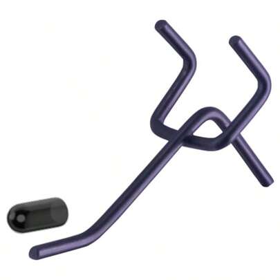 KINOMI 38 Pieces 2 Inch Black Pegboard Hooks Heavy Duty Pegs Pegboard Accessories For 1_4 In And 1_8 In Peg Boards In Garages, Tool Sheds, Basements Etc