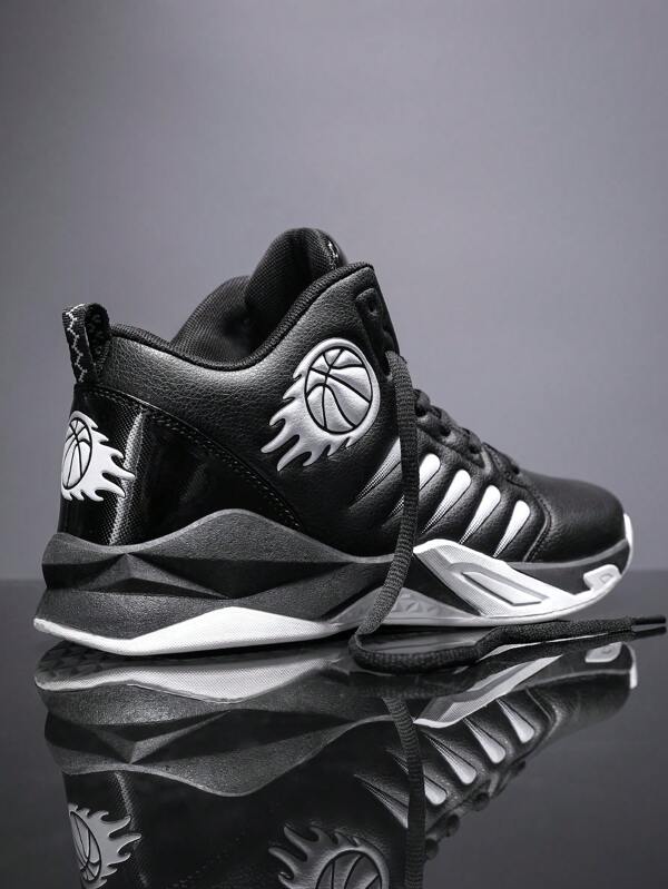 Men's High-Top Basketball Shoes, Non-Slip, Shock-Absorbing, Durable, Sports Basketball Sneakers
