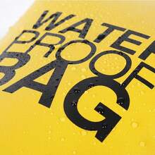 Foldable Waterproof Swimming/Rafting Bag: 6 Sizes (2L To 30L) + Adjustable Leak-Proof Strap - Amarillo - Ver 8