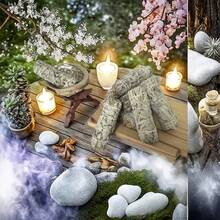 1/3/5 Pcs White Sage Smudge Sticks - Mint Bundle, Suitable For Home Fragrance, Home Decor, Traditional Ceremonies, Halloween, Christmas, Thanksgiving Gifts, Sage Smudge Stick Refill