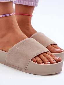 Damskie, uniwersalne, codzienne kapcie z grubą podeszwą, letnie