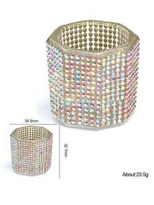 1入組指甲刷清潔玻璃杯帶蓋修甲工具 - 彩色 - 查看 25