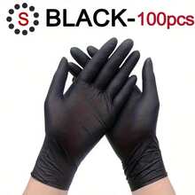 50/100 chiếc găng tay nitrile đen, găng tay đa năng bền chắc dùng để vệ sinh nhà cửa, thích hợp cho trang trí phòng ngày Valentine, đám cưới, trang trí nhà cửa, nhà bếp, đồ nội thất phòng ngủ, vệ sinh phòng tắm, làm móng tay, chăm sóc thú cưng, chăm sóc sắc đẹp, nhuộm tóc, trang trí trung tâm tiệc người lớn, đồ dùng đám cưới, trang trí tiệc và sắp xếp ngăn kéo. - màu đen - Xem 15