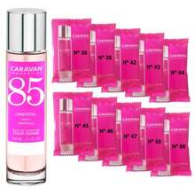 Perfume de Mujer Nº85 de 150 ml + Set de 10 Viales de Fragancias femeninas distintas de Caravan para descubrir nuevos aromas - Nº85 - Ver 1