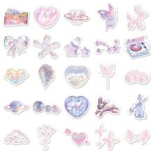 50 件 Y2K 贴纸 Kpop 贴纸 贴纸 美学贴纸 学院风贴纸 可爱贴纸 防水乙烯基贴纸 散装适用于滑板行李箱笔记本电脑保险杠主题派对用品 - 綠色 - 查看 6